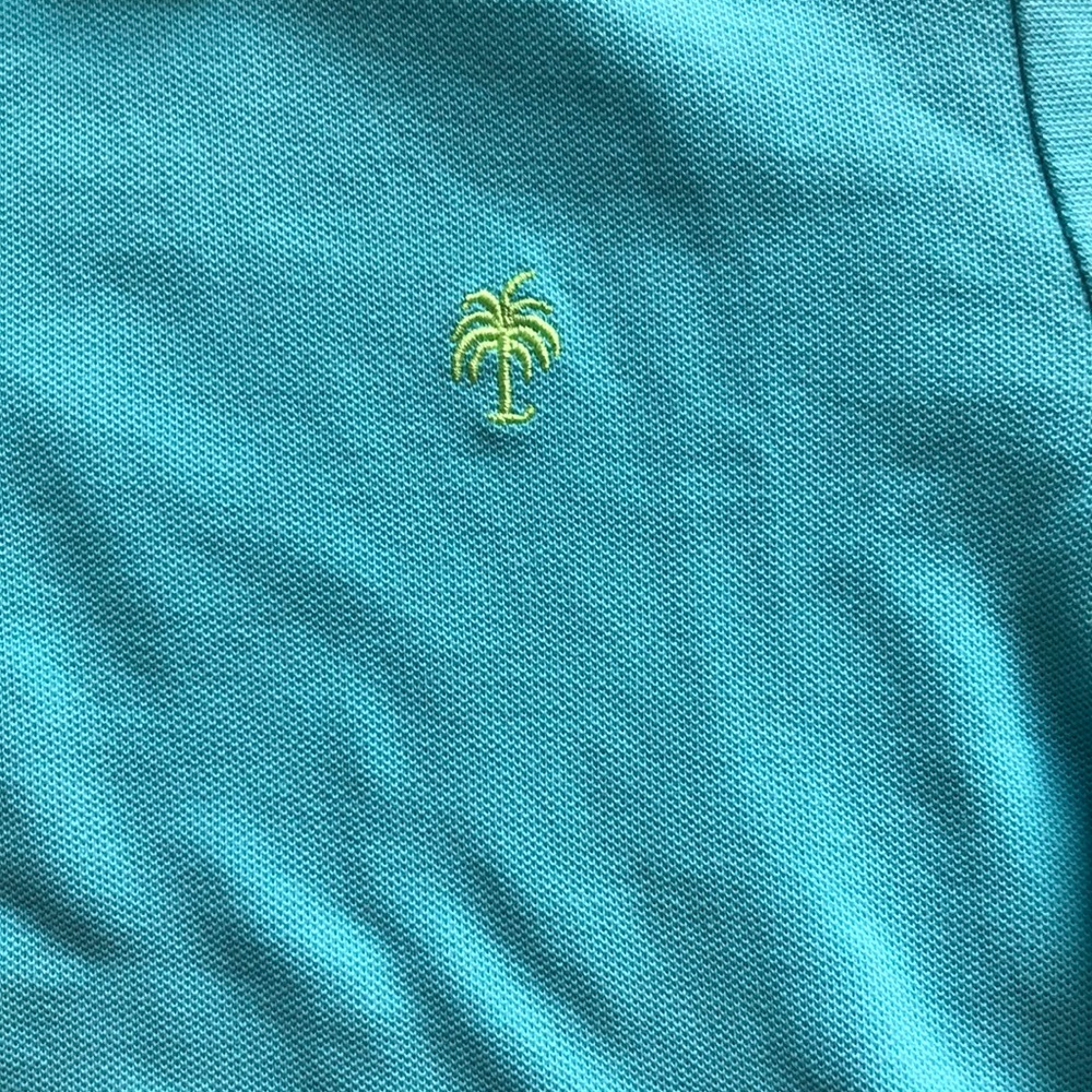 Lily Pulitzer teal woman’s polo shirt - Picture 3 of 5